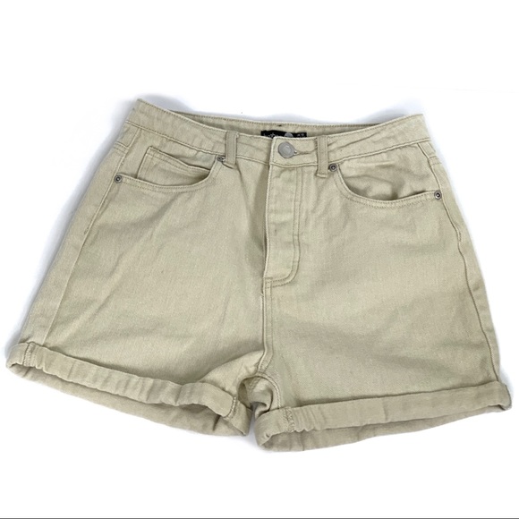 Boohoo High Rise Denim Shorts NWOT - Picture 1 of 7